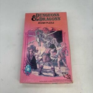 Dungeon & Dragons Pillars of Pentegarn 1982 Jigsaw Puzzle 200 p TSR Complete